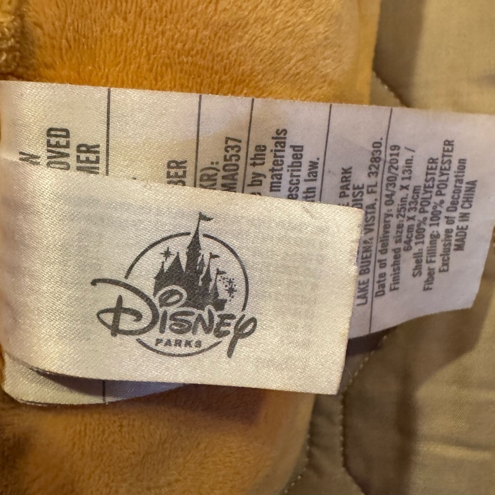 Disney Parks Plush Pillow - Mickey Mouse Pizza - 23" EUC - Picture 3 of 11